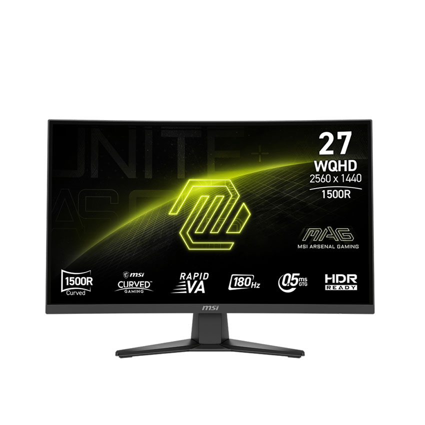 Màn hình MSI MAG 275CQF E18 (27 inch/WQHD/Rapid VA/180Hz/0.5ms/cong)