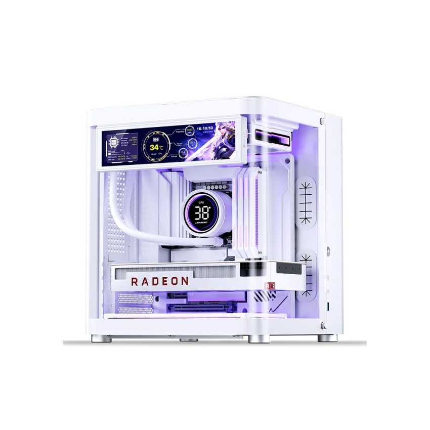 Màn hình trang trí case JONSBO DS916 White (9.16 inch) - Hình 5