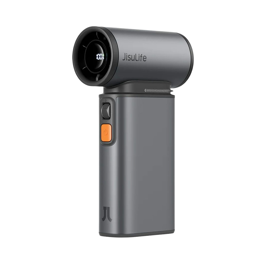 Quạt Cầm Tay Cao Cấp Jisulife Ultra1 FA55 18W 9000mAh Màu Xám