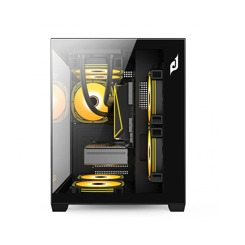 Vỏ Case EDRA ECS1507 Black (mATX/0 fan) - Hình 3