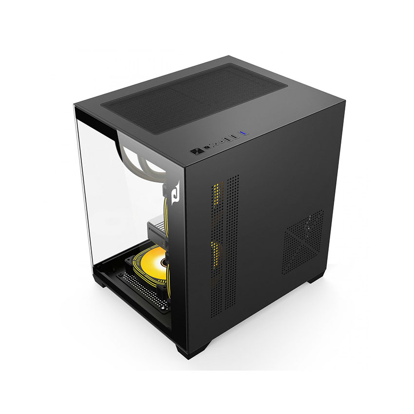 Vỏ Case EDRA ECS1507 Black (mATX/0 fan) - Hình 4