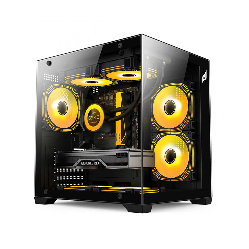 Vỏ Case EDRA ECS1507 Black (mATX/0 fan) - Hình 5