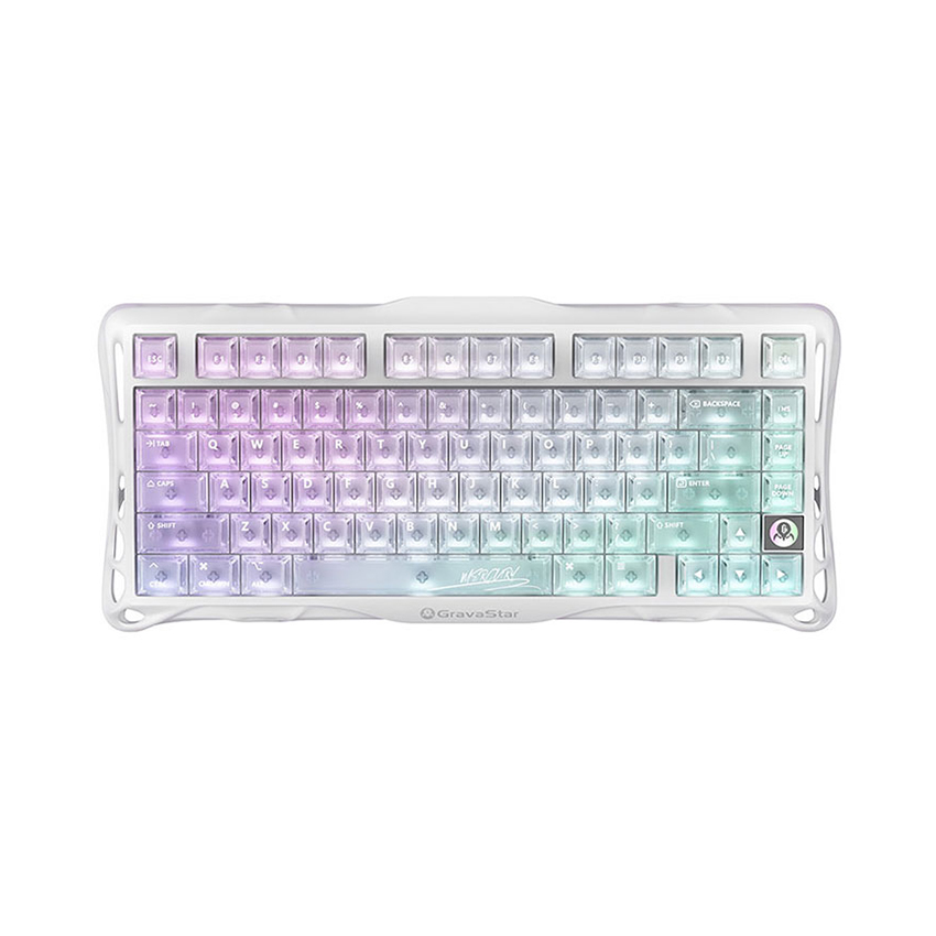 Bàn phím GravaStar Mercury K1 Lite (Crystal Aurora) chính hãng