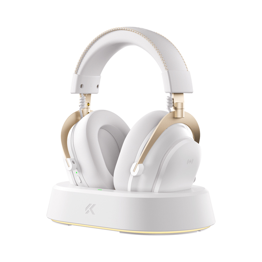 Tai nghe Gaming MCHOSE V9 Turbo Wireless - White Gold chính hãng