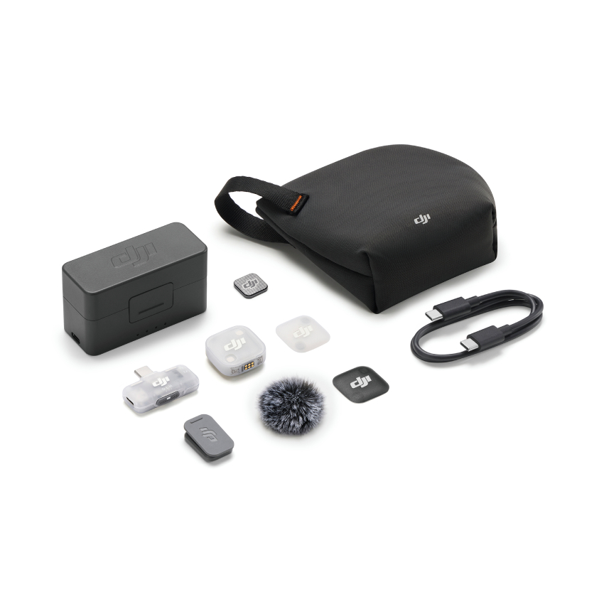 Microphone không dây DJI Mic Mini 2 (1 TX + 1 Mobile RX + Charging Case) chính hãng