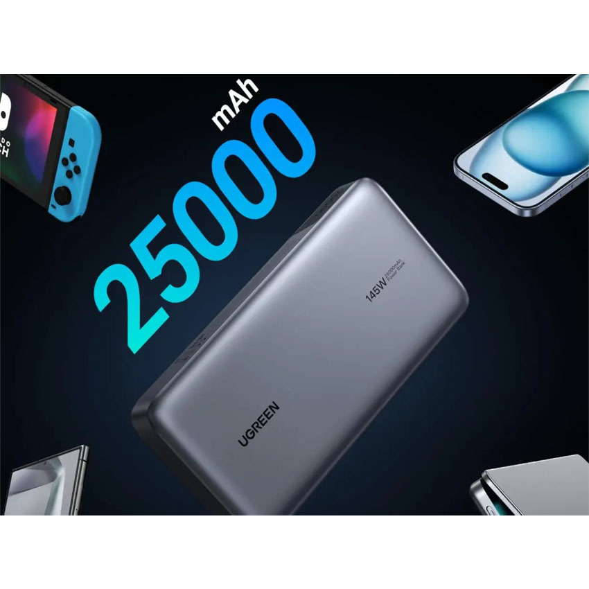 Pin sạc dự phòng Ugreen 25000mAh 145W 2 chiều 2C1A 90597A - Hình 6