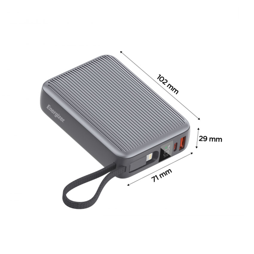 Sạc dự phòng Energizer 20,000mAh /3.85V Li-Polymer - UE20086PQGY - Hình 3
