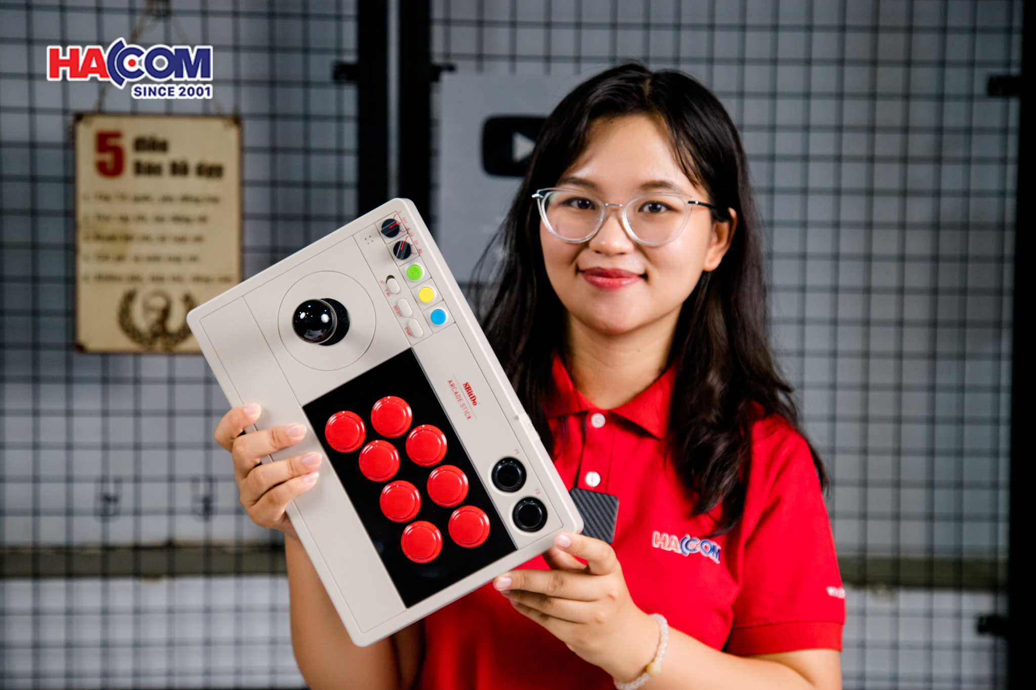 8Bitdo Arcade Stick Cho Nintendo Switch/Windows 4