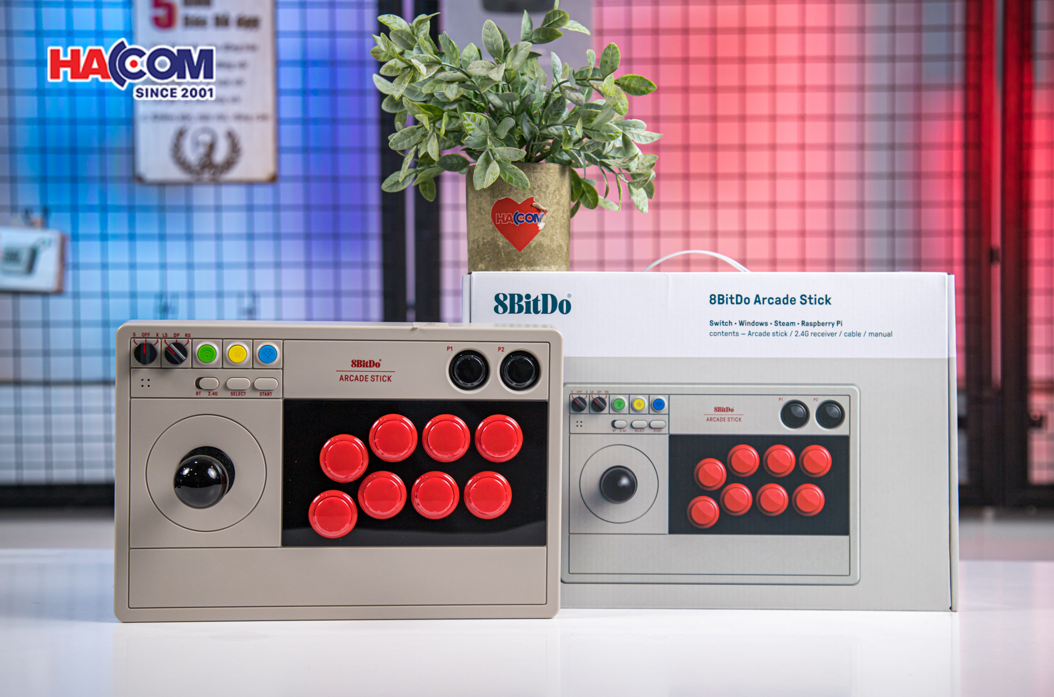 8Bitdo Arcade Stick Cho Nintendo Switch/Windows 5