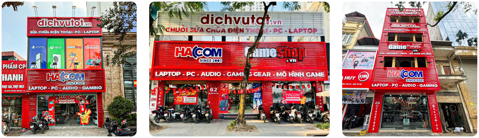 Hình ảnh 3 chi nhánh