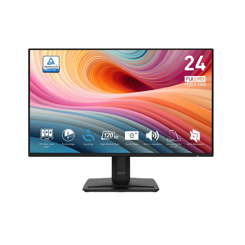 Màn hình MSI Pro MP242A E2 (23.8 inch/FHD/IPS/120Hz/1ms/loa) - Likenew (Box, dây nguồn) - Hình 1