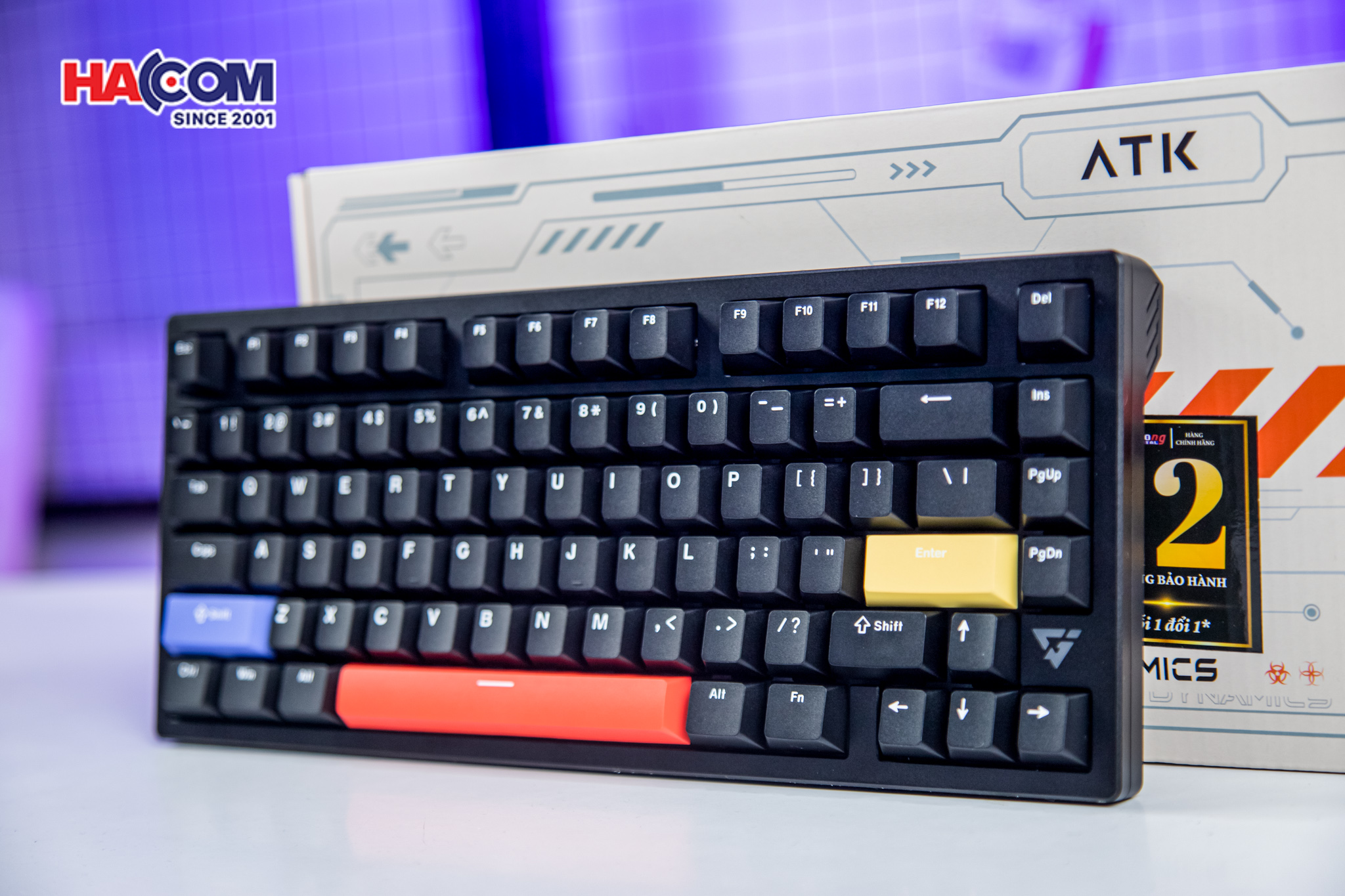 Bàn phím cơ ATK V75X Black Obsidian Switch 7