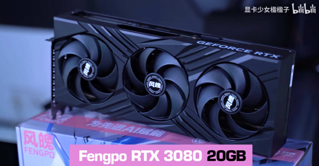 RTX 3080 20GB từ Fengpo