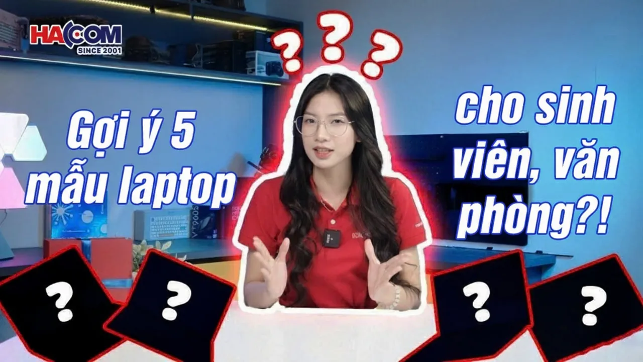 HACOM gợi ý 5 mẫu laptop asus vivobook cho sinh viên, văn phòng