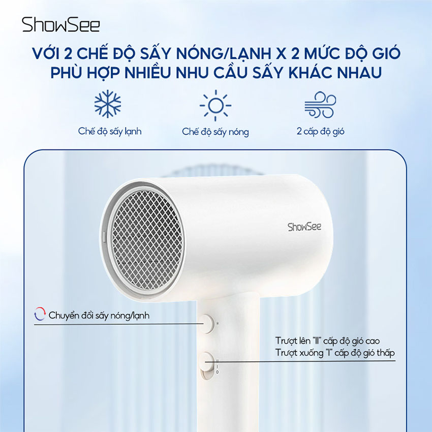 Máy Sấy Tóc Showsee A1-EUW 2