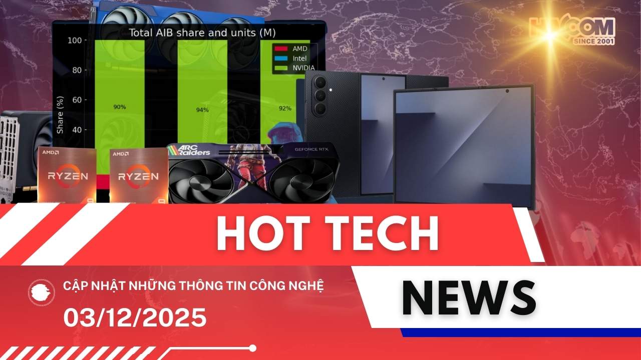 Bản tin công nghệ 03/12/2025