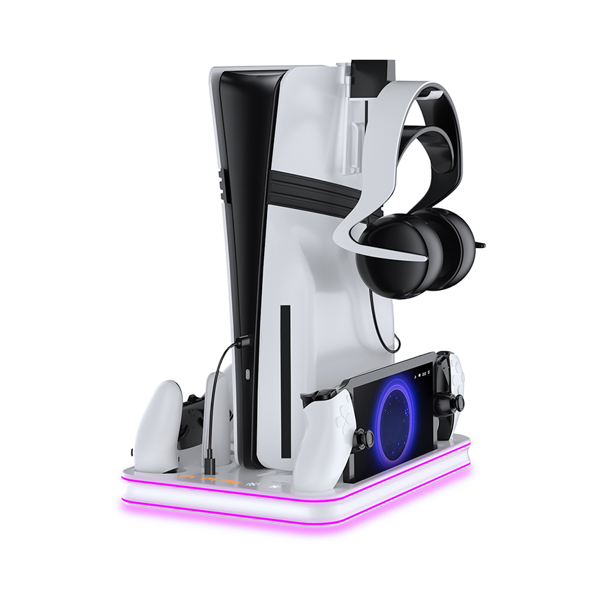 Đế sạc đa năng JYS cho Máy PlayStation 5 Pro / Slim JYS (JYS-P5225) màu trắng 1