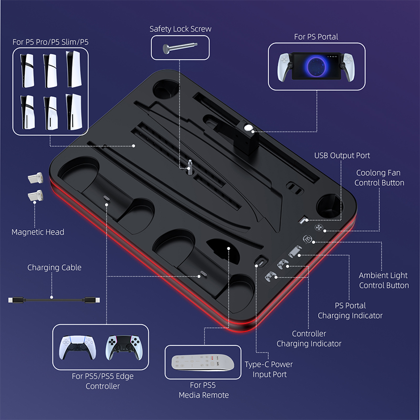Đế sạc đa năng JYS cho Máy PlayStation 5 Pro / Slim JYS (JYS-P5225) Màu Đen3122025/de-sac-danng-jys-cho-may-playstation-5-pro-slim-jys-p5225-black-5.jpg 4