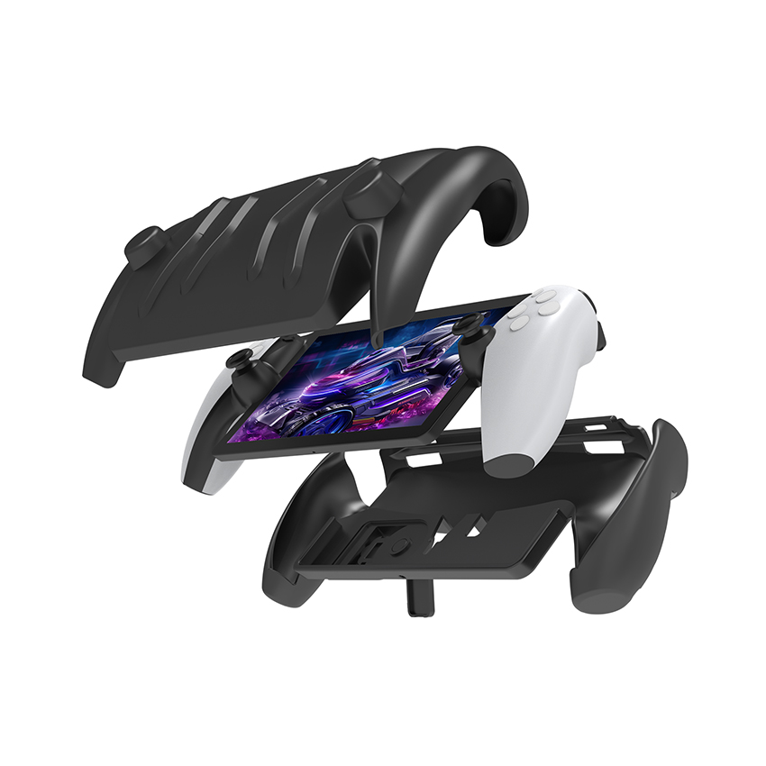 Ốp nhựa TPU kèm cover mặt trước cho Playstation Portal màu đen (JYS-P5188)