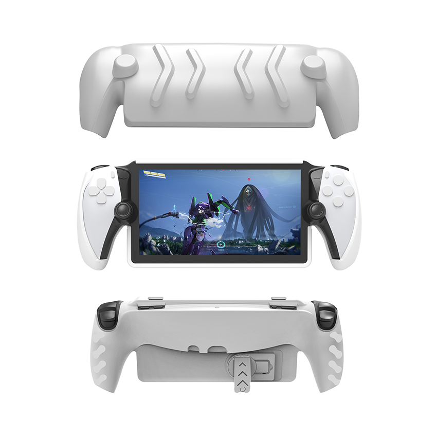 Ốp nhựa TPU kèm cover mặt trước cho Playstation Portal màu trắng (JYS-P5188) 1