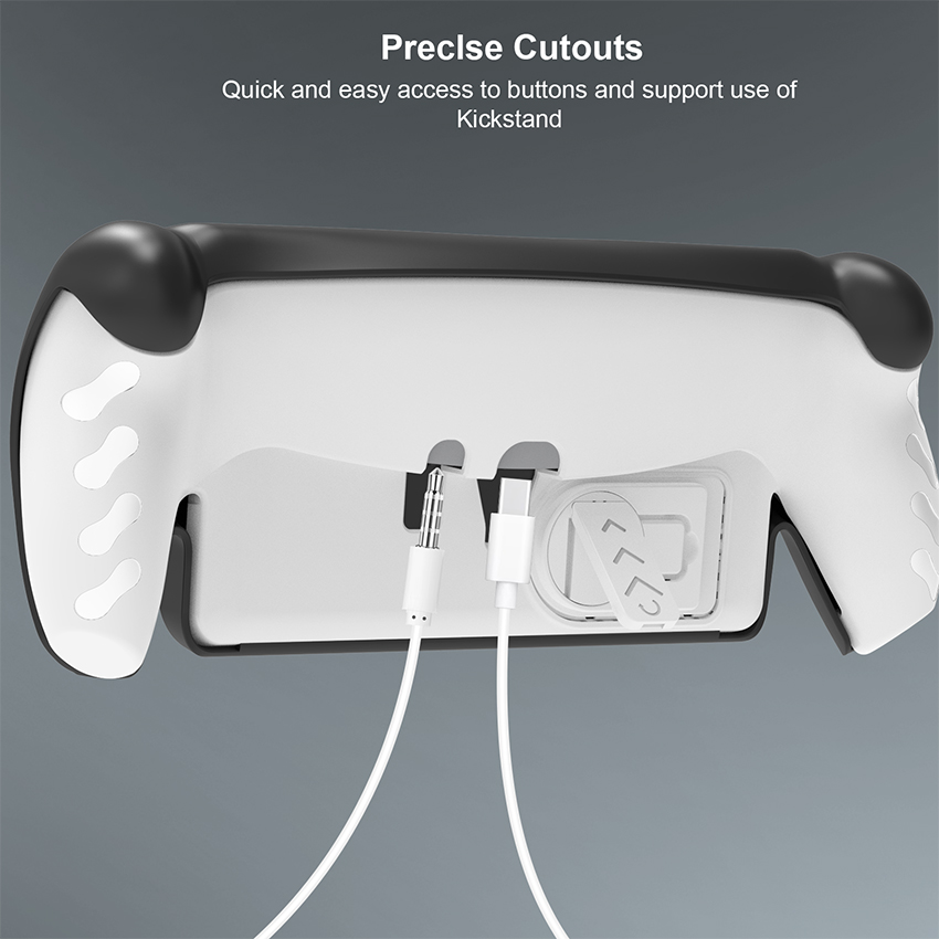 Ốp nhựa TPU kèm cover mặt trước cho Playstation Portal màu trắng (JYS-P5188) 5