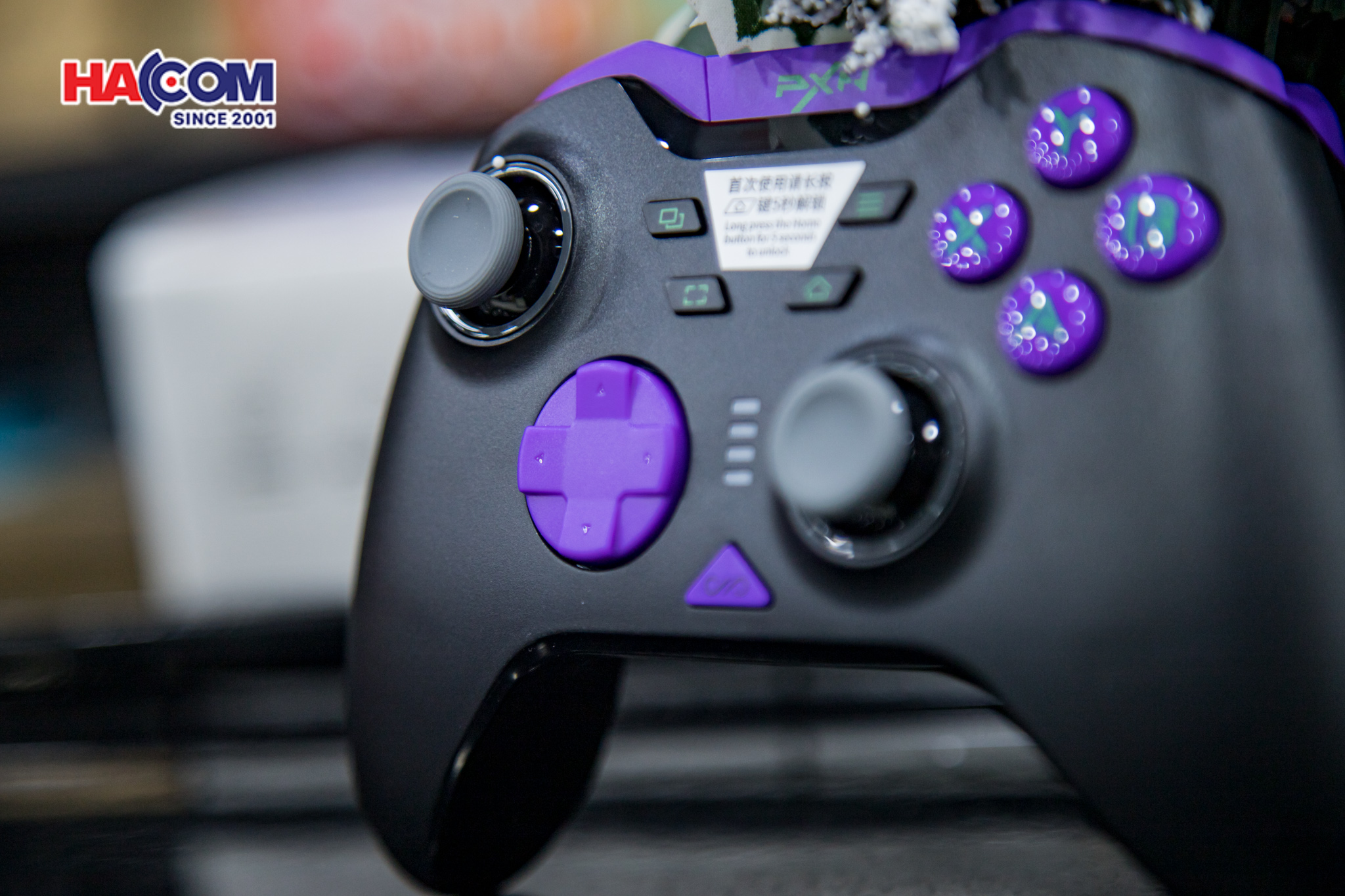 Tay cầm chơi game không dây PXN P5 8K Màu Đen Pha Tím 11