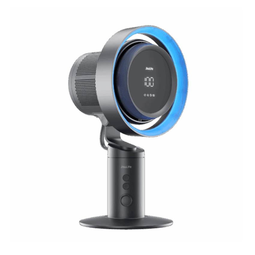 Quạt Để Bàn Cao Cấp Jisulife Pro3 10000mAh Màu Đen - Hình 3