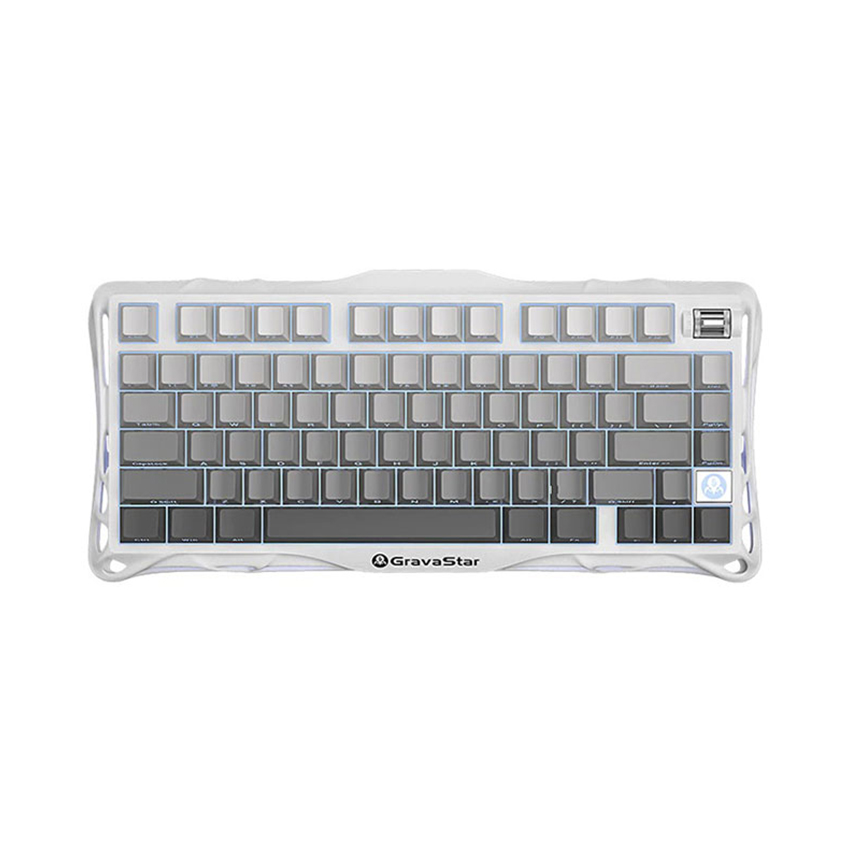 Bàn phím GravaStar Mercury K1 (Gradient White) chính hãng