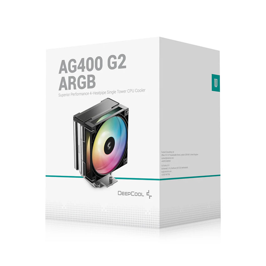 Tản nhiệt khí CPU DEEPCOOL AG400 G2 ARGB Black - Hình 5