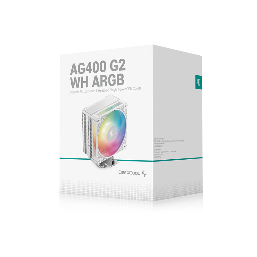 Tản nhiệt khí CPU DEEPCOOL AG400 G2 ARGB WH White - Hình 6