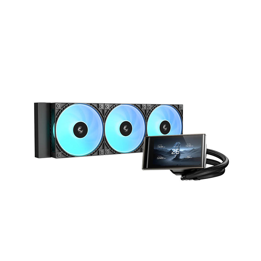 Tản nhiệt nước DEEPCOOL LT360 VISION ARGB Black chính hãng