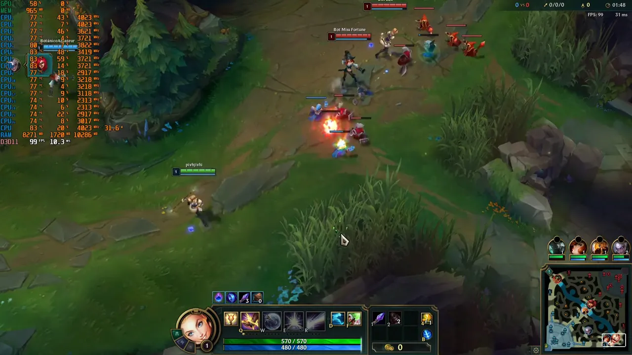 IdeaPad Slim 3 15IRH10 chơi liên minh huyền thoại