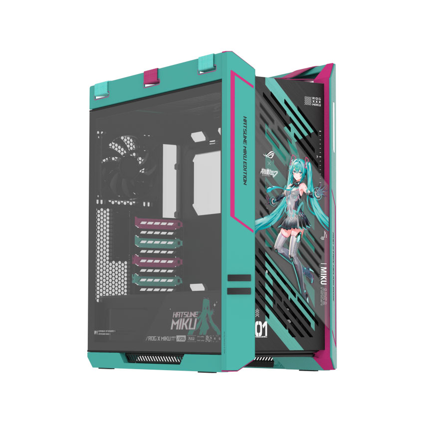 Vỏ Case ASUS ROG STRIX Helios II GX601S - Hatsune Miku Edition (eATX/4 fan 140mm) 8
