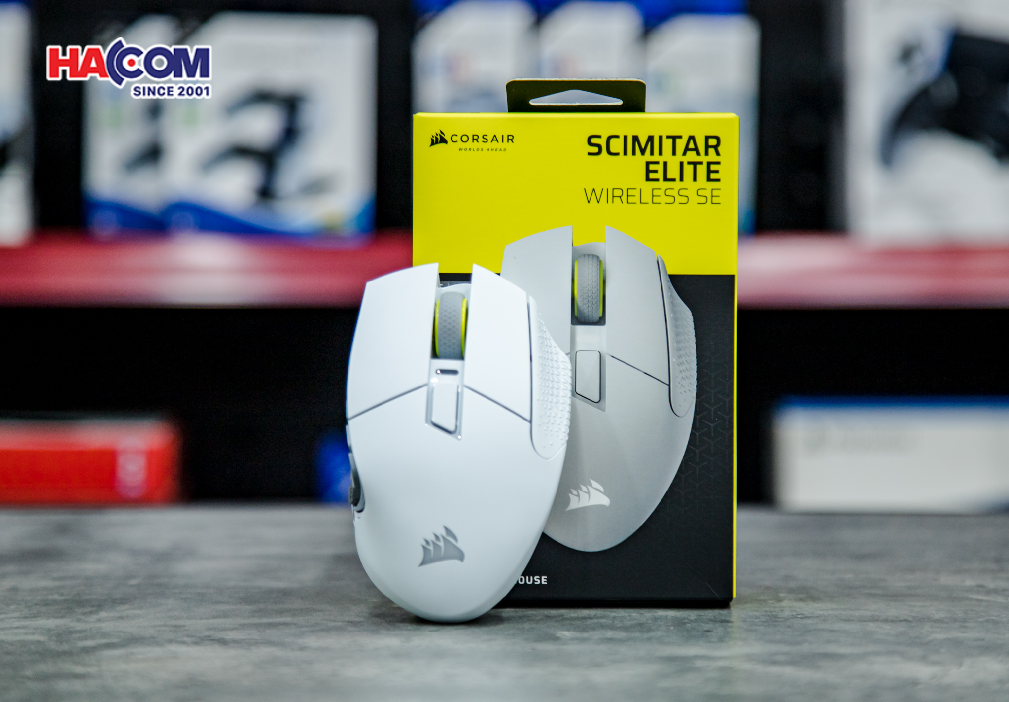 Chuột không dây Corsair SCIMITAR ELITE SE White (CH-9314011-AP) 8