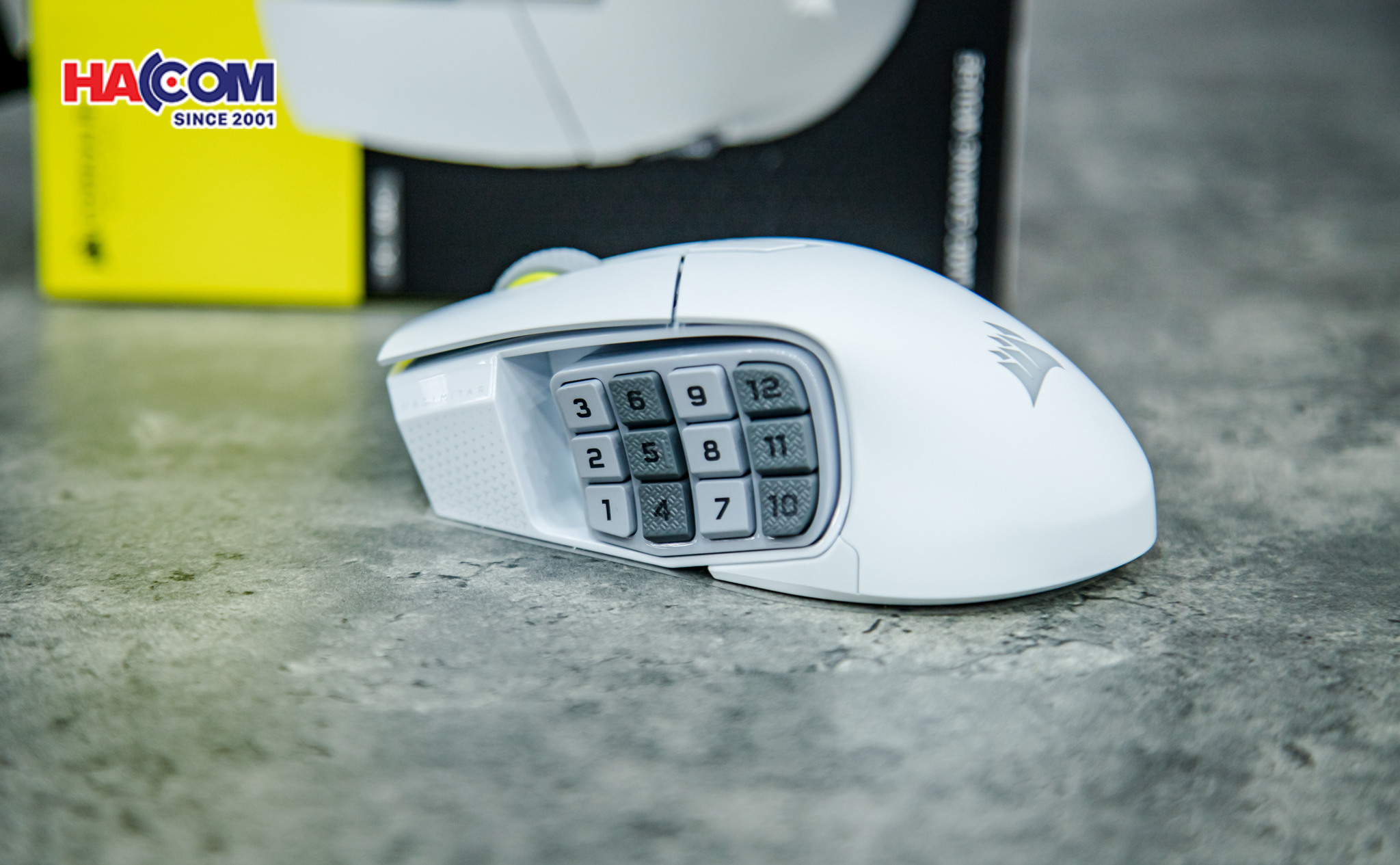 Chuột không dây Corsair SCIMITAR ELITE SE White (CH-9314011-AP) 10