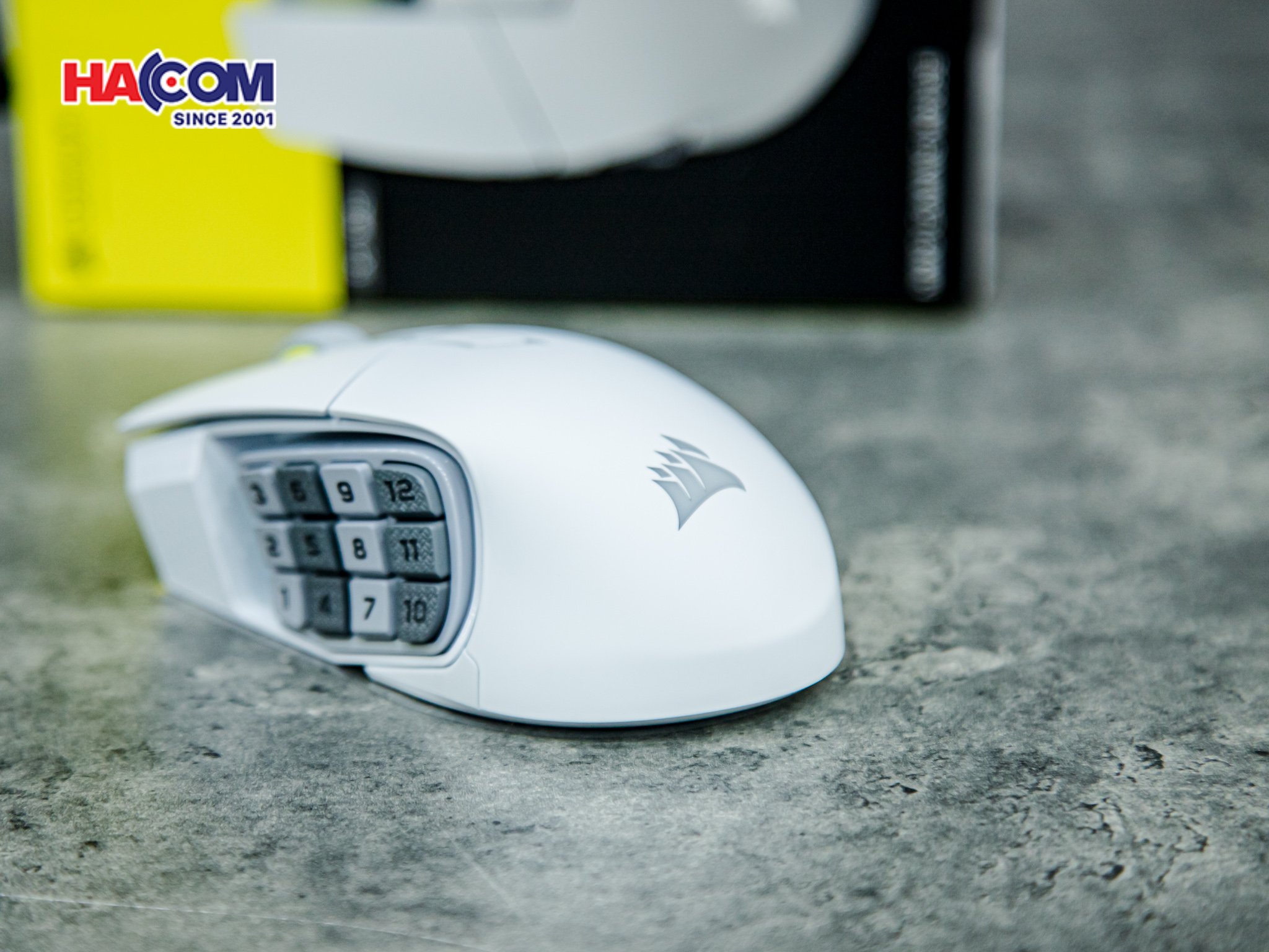 Chuột không dây Corsair SCIMITAR ELITE SE White (CH-9314011-AP) 11