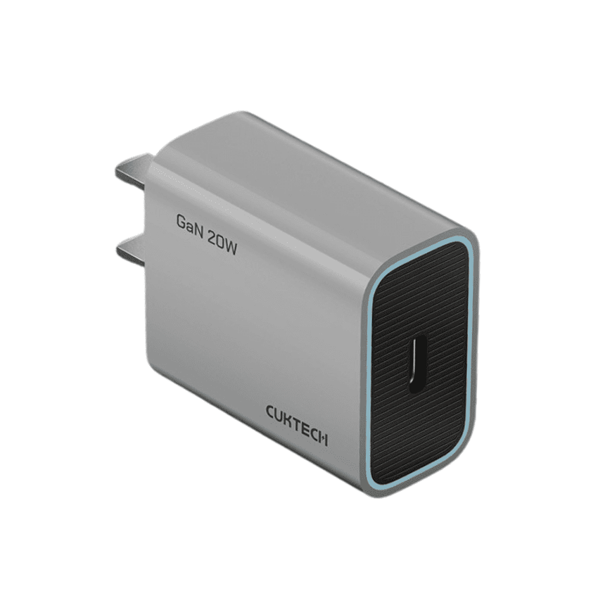 Sạc Cuktech GAN 1C 20W (CN) HA716C màu xám CKHA716CCHGR