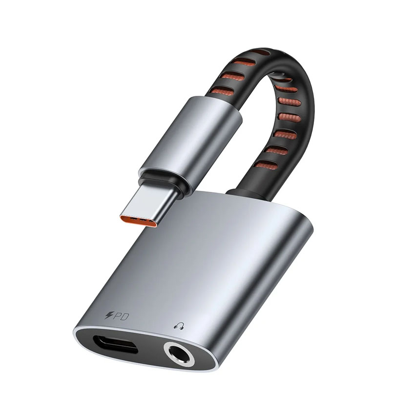 Đầu chuyển MCDODO 2 trong 1 từ USB-C sang USB-C+DC3.5mm (CA-3120)