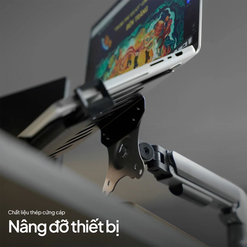 Giá đỡ Laptop Holder HyperWork HPW-LT03-BLK Đen - Hình 2