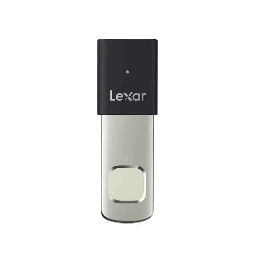 USB Lexar 64GB 3.2 JumpDrive Fingerprint F35 Pro - LJDF35P064G-RNBNG chính hãng