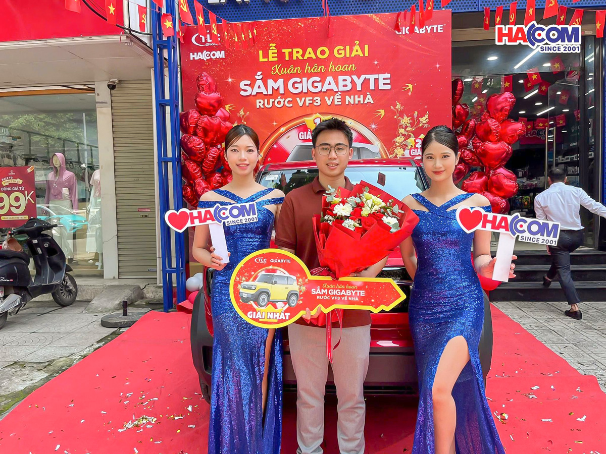 hacom trao giai vf3 ctkm gigabyte 2026 3