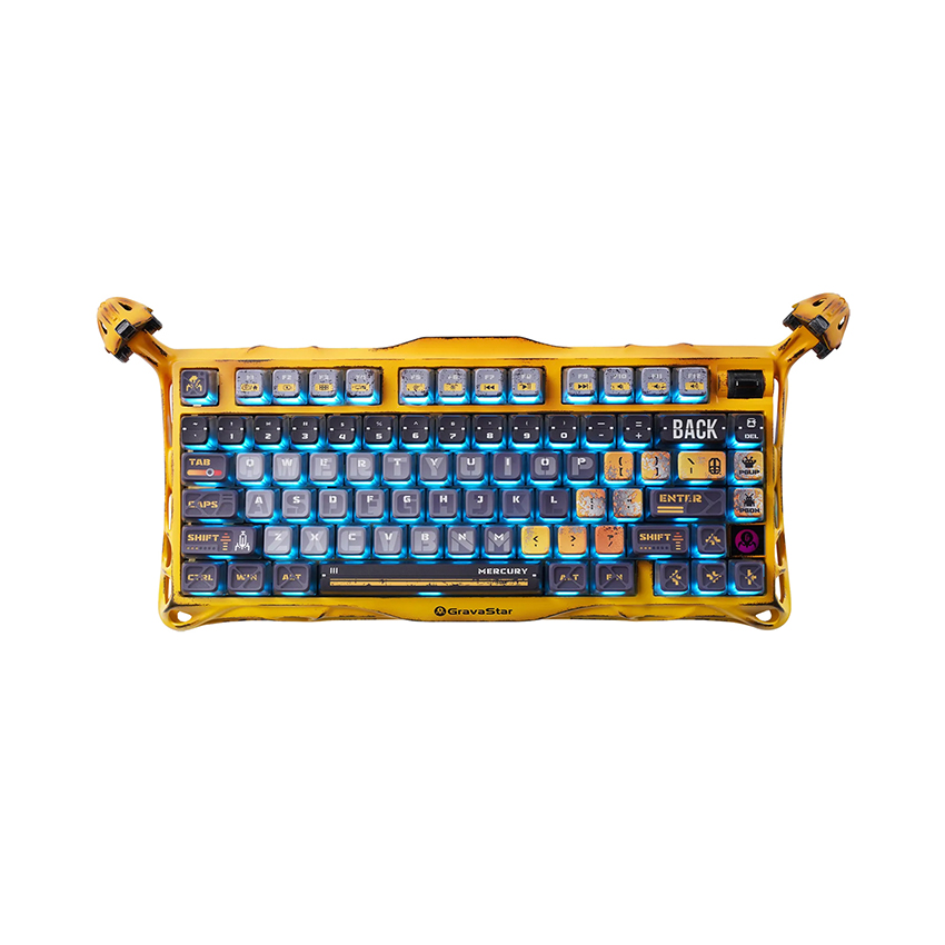 Bàn phím GravaStar Mercury K1 Pro Special Edition (Battle-Worn Yellow) chính hãng