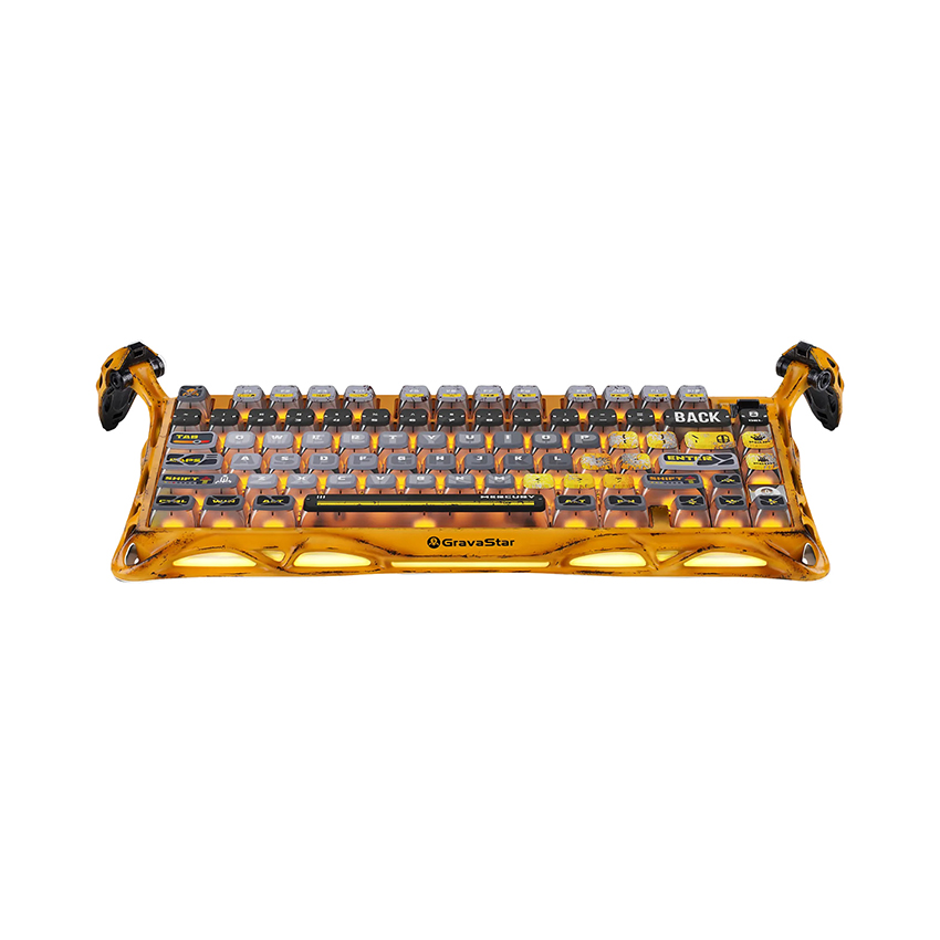 Bàn phím GravaStar Mercury K1 Pro Special Edition (Battle-Worn Yellow) - Hình 2
