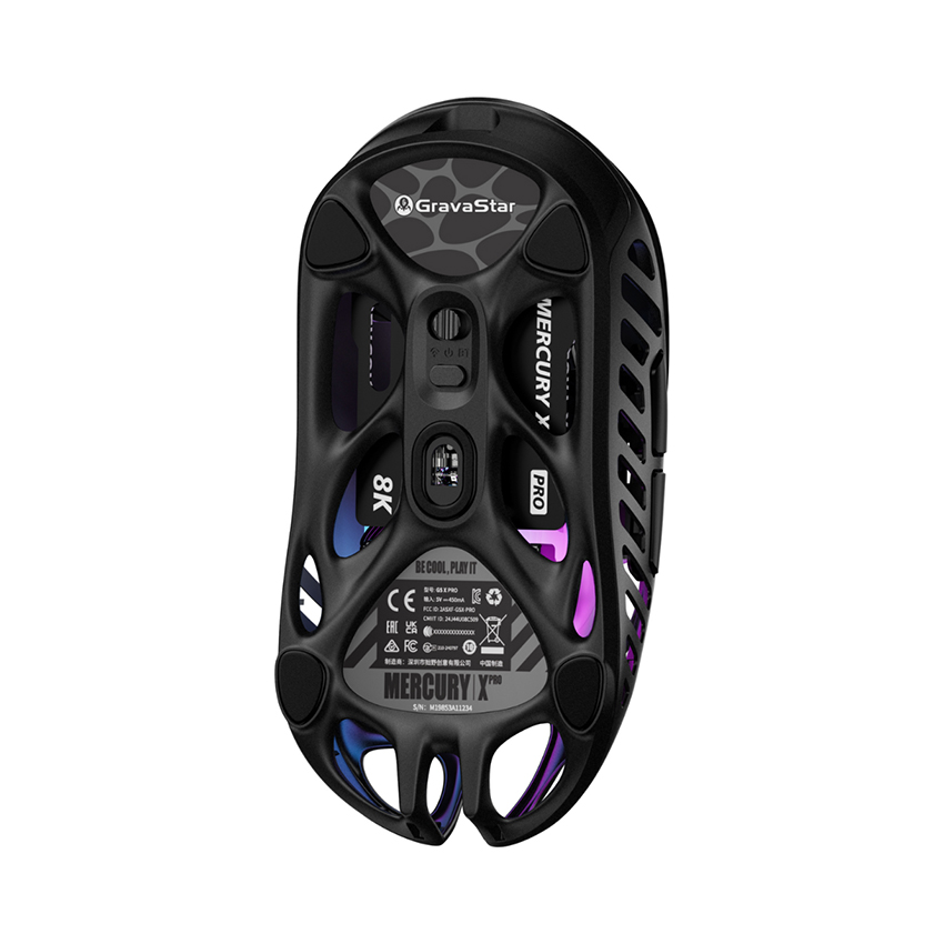 Chuột GravaStar Mercury X Pro + 8K Dongle (Galaxy Black) - Hình 3