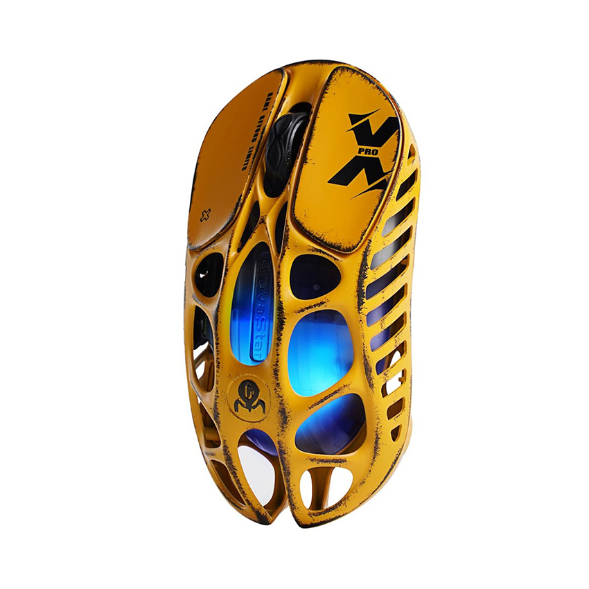 Chuột GravaStar Mercury X Pro + 8K Dongle Special Edition (Battle-Worn Yellow) - Hình 2
