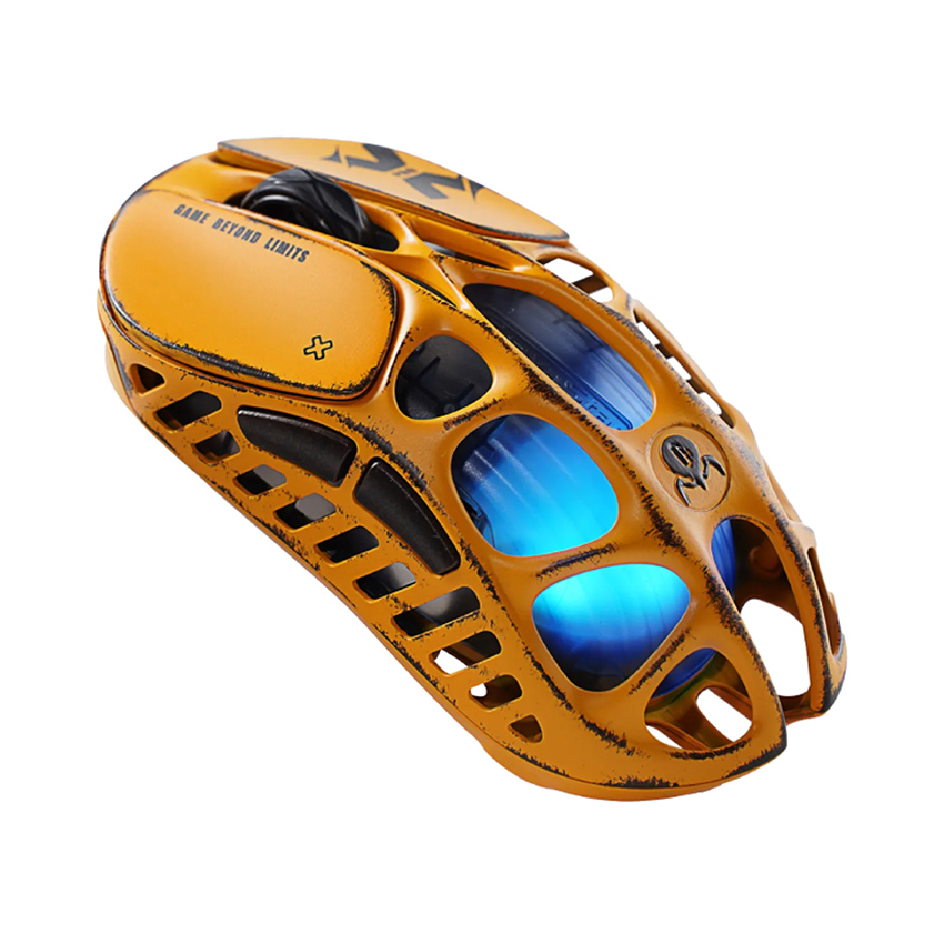 Chuột GravaStar Mercury X Pro + 8K Dongle Special Edition (Battle-Worn Yellow) - Hình 3