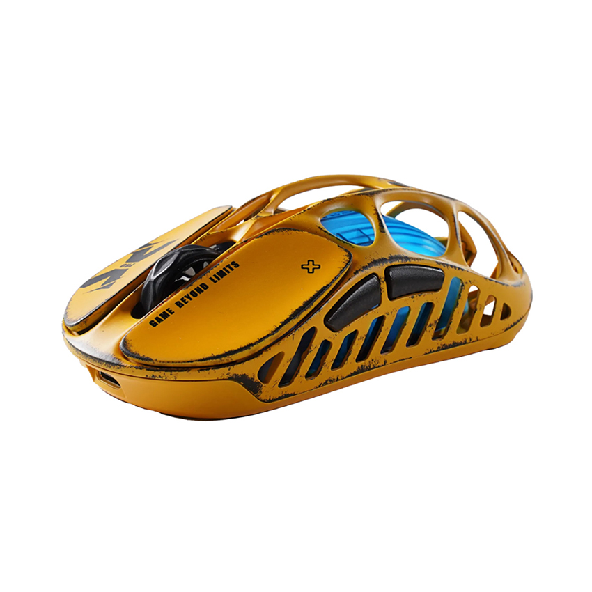 Chuột GravaStar Mercury X Pro + 8K Dongle Special Edition (Battle-Worn Yellow) - Hình 4