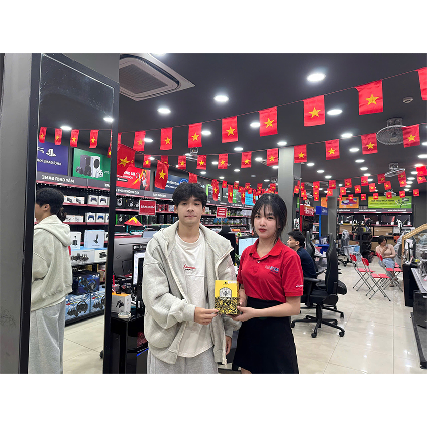 Khách hàng sử dụng Chuột không dây Darmoshark M3S Yellow (3 chế độ kết nối Dây / Wireless 2.4GHz / Bluetooth 5.0)