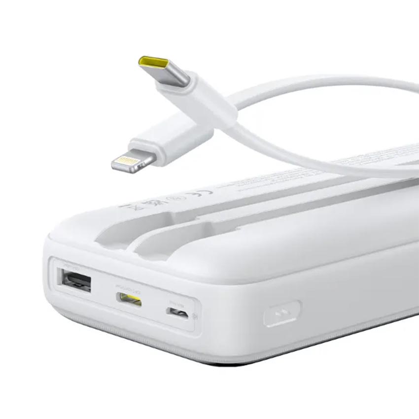 Pin dự phòng Baseus Lipow Dual-Cable Digital Display kèm cáp Type-C + Lightning 20000mAh 22.5W-1 2