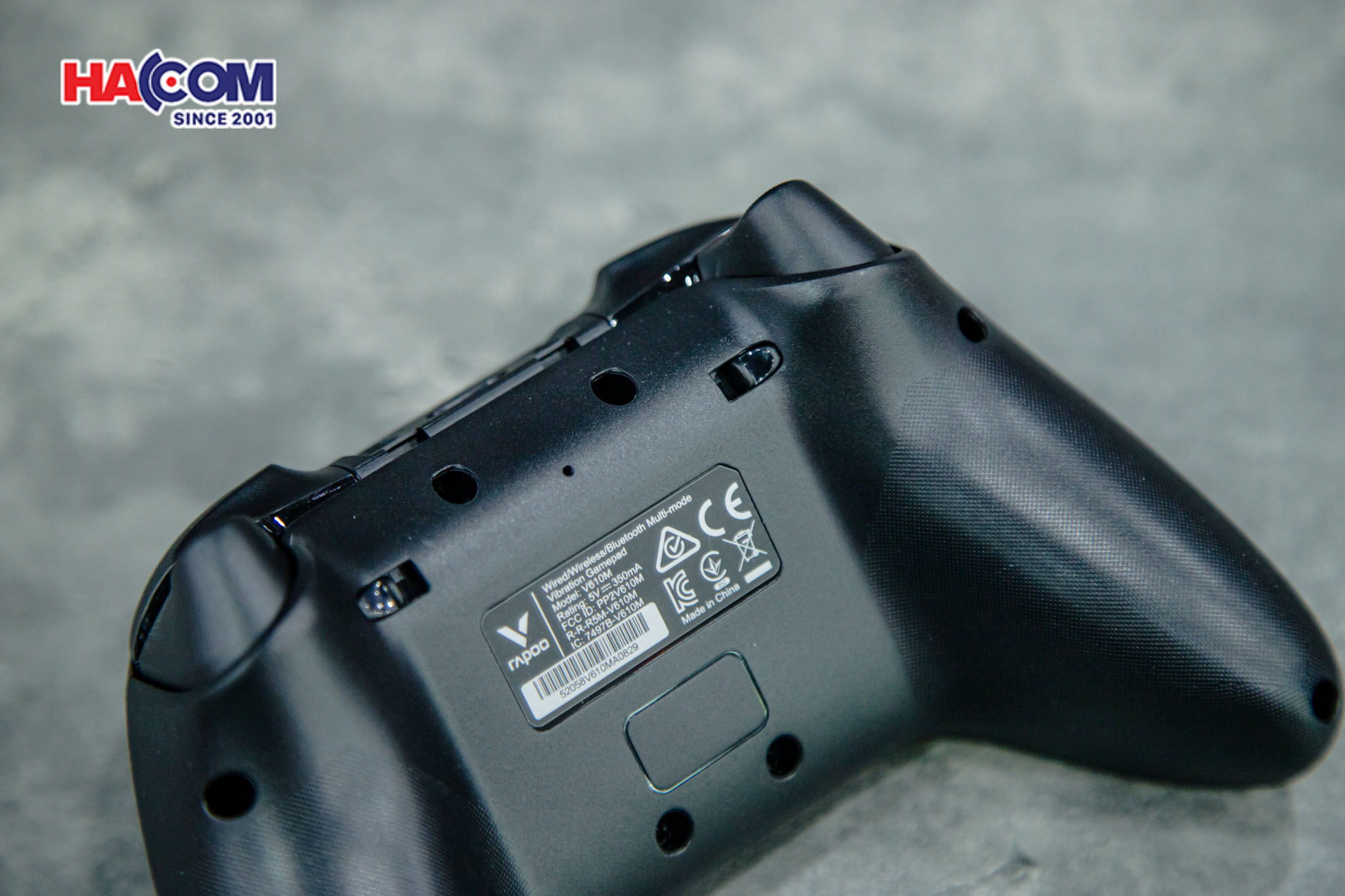 Tay cầm chơi game 2 chế độ kết nối có dây/ không dây Rapoo V610M 12